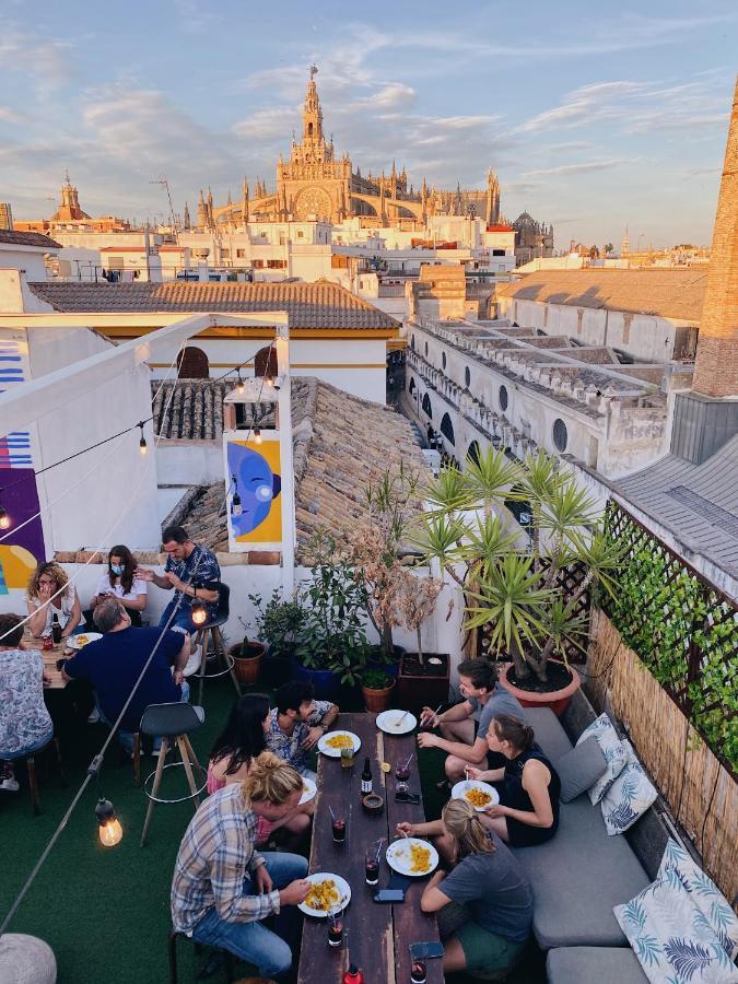 La Banda Rooftop Hostel Sevilla Buitenkant foto